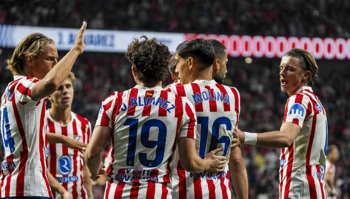 包含瑞士力克马德里竞技，埃尔林完成帽子戏法的词条