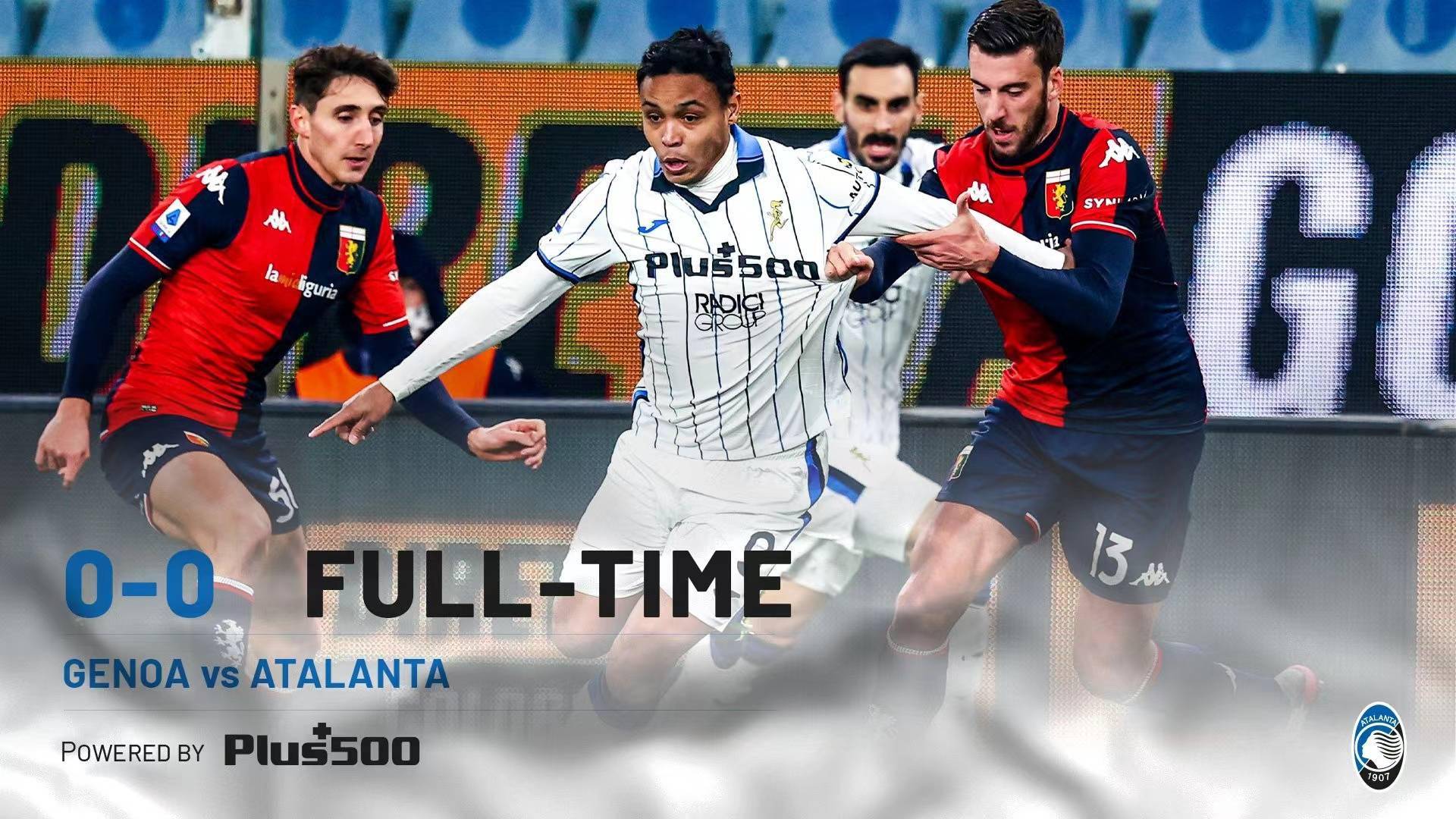 关于热那亚逼平对手，暂时脱离降级区的信息