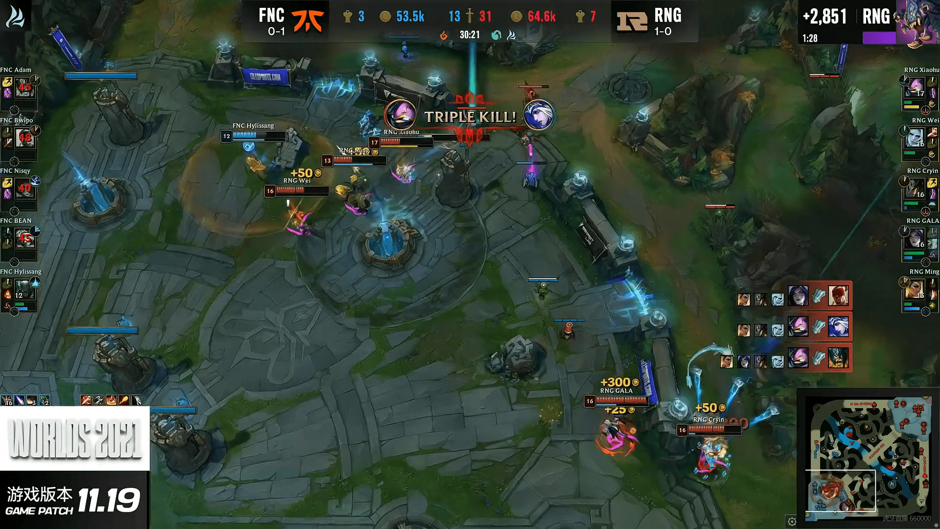 FNC鏖战RNG，Ming统治全场的简单介绍