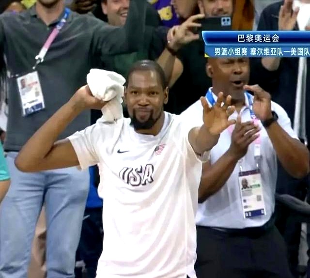 塞尔维亚男篮鏖战猛龙，杜兰特打破历史纪录